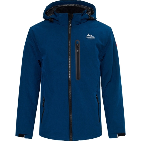Nordberg Laser gevoerde softshell ski jas heren petrol blauw, L