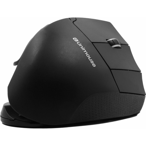 Contour Design UniMouse Bluetooth Muis Bluetooth Optisch Zwart 7 Toetsen 800 dpi, 1000 dpi, 1200 dpi, 1400 dpi, 1600 dpi, 2000 dpi, 2400 dpi, 2800 dpi, 3400