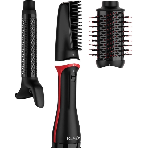 Revlon RVDR5333E Warmeluchtborstel Zwart, Rood Met krulfunctie