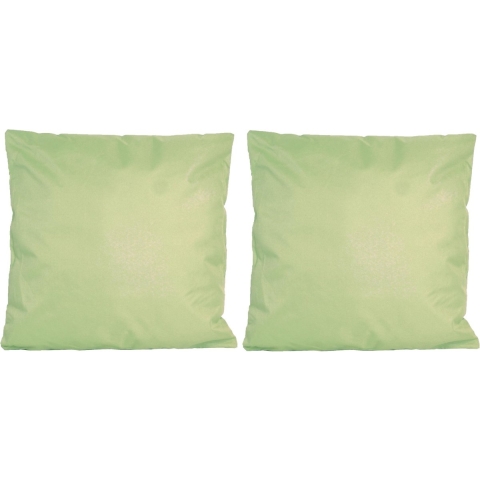 8x Bank/sier kussens voor binnen en buiten in de kleur mint groen 45 x 45 cm -