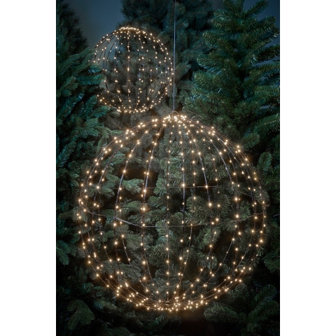 Bal klassiek wit 400led IP44 met timer - d60cm - Luca