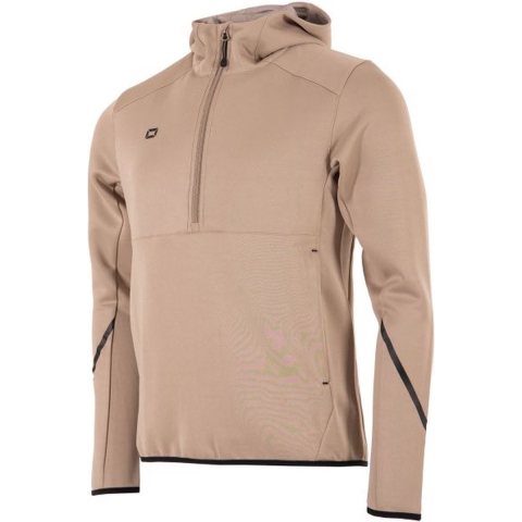 Stanno 408033 Plaza Hooded Half Zip Top - Beige - 2XL