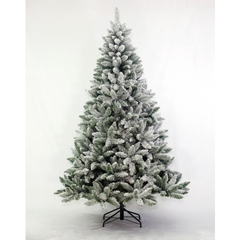 Kerstboom Flocked Allison Spruce 195 cm dia 120 cm kerstboom - Holiday Tree