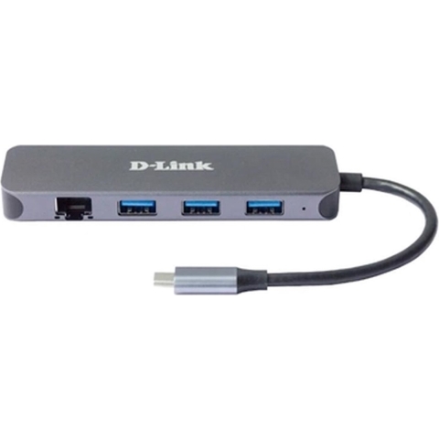 D-Link DUB-2334 USB-C (USB 3.2 Gen 2) multiport hub 5 poorten Antraciet