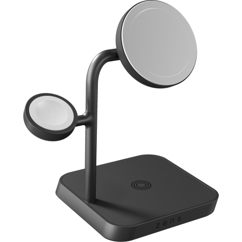 ZENS Aluminium Series 4 in 1 Wireless MagSafe Charger ZEAPDC01/00 Inductielader Zwart