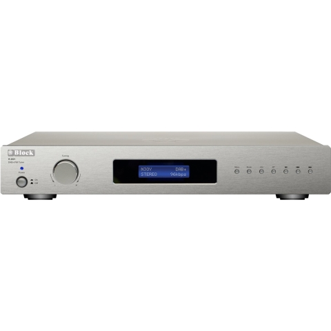 Block Audio R-250+ Silver met Bluetooth en afstandbediening via de versterker V-250