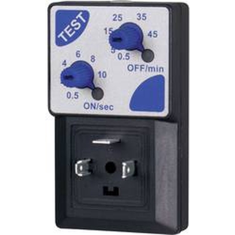 M & M International AT2000 Timer Analoog on/off, CE: 24...230V AC/DC, instelbare puls 0.5 tot 10 s en pauze 30 s - 45 min.
