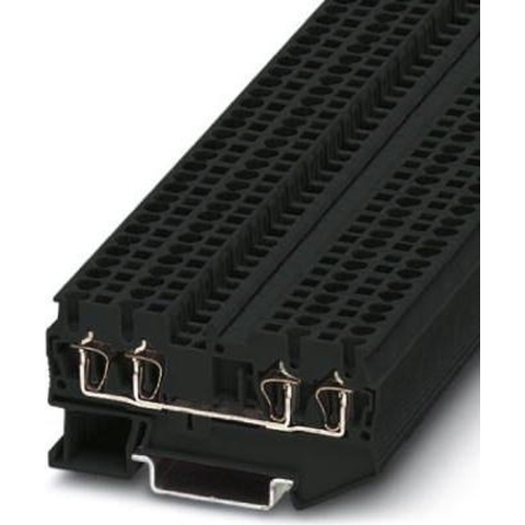 Phoenix Contact 3037452 Doorgangsklem 5.2 mm Spanveer Zwart 50 stuk(s)