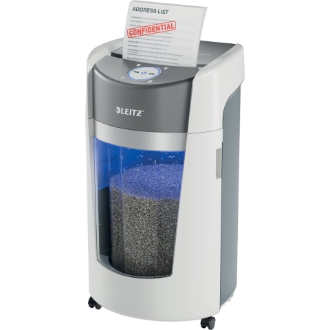 Leitz IQ HO S P4 EU Papierversnipperaar 10 vellen 2 x 15 mm P-5 35 l Ook geschikt voor Paperclips, Nietjes