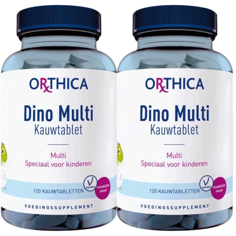 2x Orthica Dino Multi 120 kauwtabletten