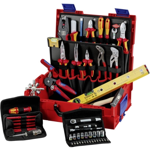 Knipex L-Boxx Gereedschapskoffer (met inhoud) 65-delig VDE (l x b x h) 311 x 442 x 107 mm