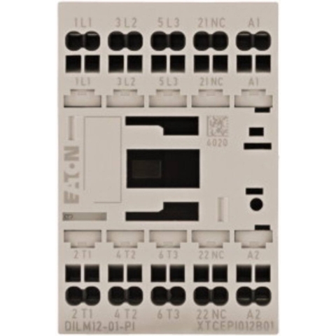 Eaton DILM12-01(230V50HZ,240V60HZ)-PI Vermogensbeveiliging 3x NO 5.5 kW 12 A 1 stuk(s)