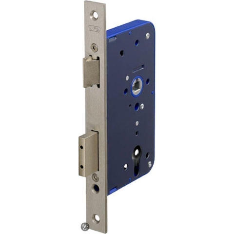 Lips 2427 Veiligheidsdeurslot | SKG** | DM60mm | RC73,5mm | krukgat 8mm | voorplaat RVS 24x235mm afgerond | DR 1+3/2+4 - 7397903