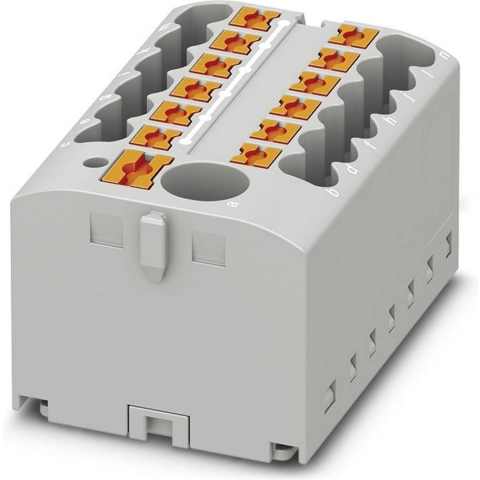Phoenix Contact 3273352 Verdeelblok 40.6 mm Spanveer Grijs 8 stuk(s)