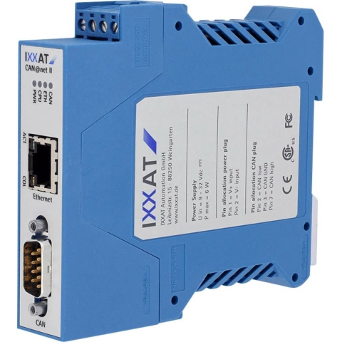 Ixxat 1.01.0086.10200 CAN@net II/VCI CAN omzetter CAN Bus, Ethernet 24 V/DC 1 stuk(s)