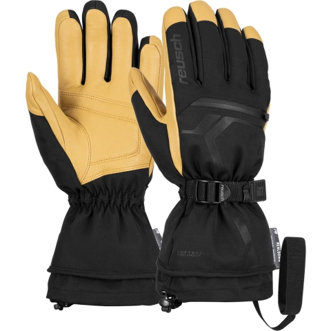 Reusch Down Spirit GTX skihandschoenen zwart/bruin, 11