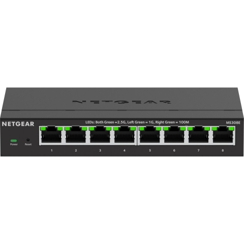 8-port 2.5G Multi-Gigbit Ethernet Plus Switch (MS308E) Switch