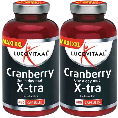 2x Lucovitaal Cranberry X-tra 480 capsules