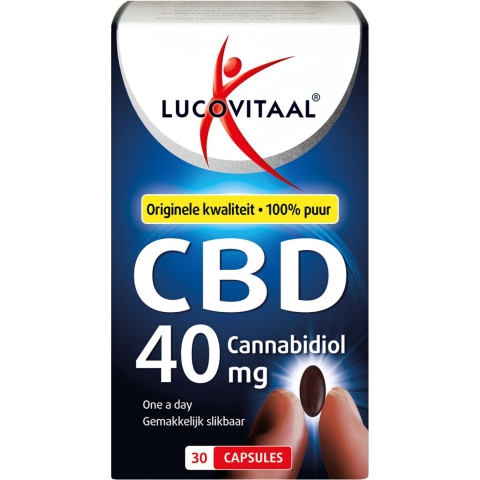 2x Lucovitaal CBD 40 mg capsules 30 capsules