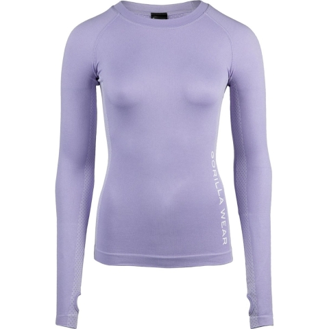 Gorilla Wear Selah Seamless Long Sleeve - Lila - L/XL