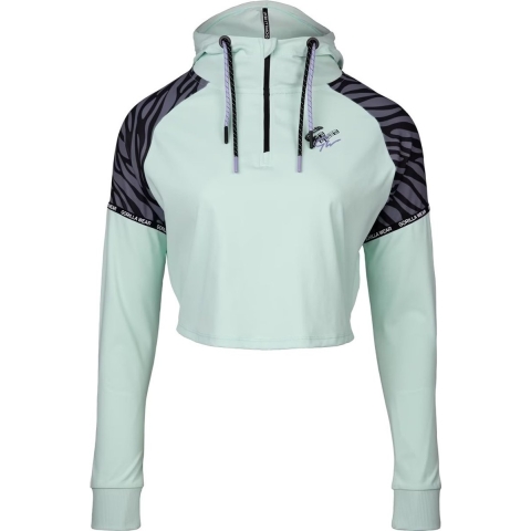 Gorilla Wear Zion Cropped Hoodie - Groen - XL