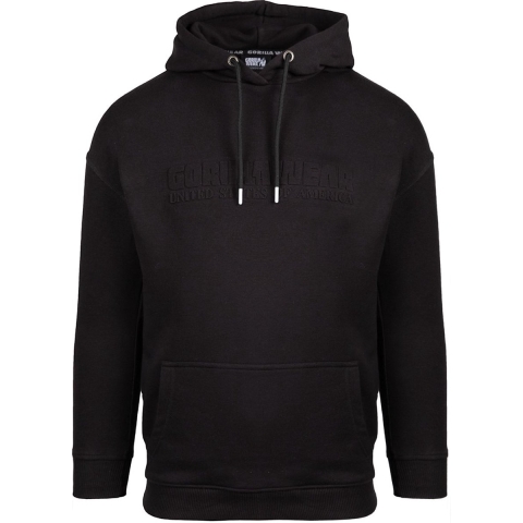 Gorilla Wear Crowley Oversized Hoodie - Zwart - S