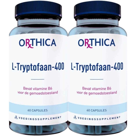 2x Orthica L-Tryptofaan-400 60 capsules