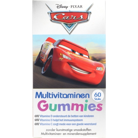 4x Disney Multivitamines Cars 60 Gummies