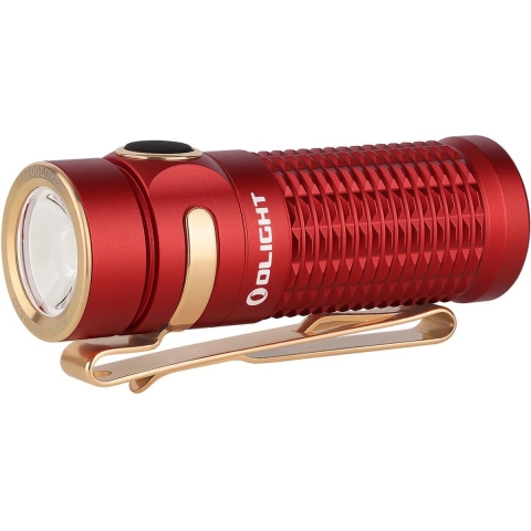 OLight Baton 3 Red Zaklamp werkt op een accu LED 1200 lm 33 h 53 g
