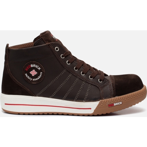 Redbrick Smaragd Sneaker Hoog S3 Bruin - Maat 39 - 11.083.008.39