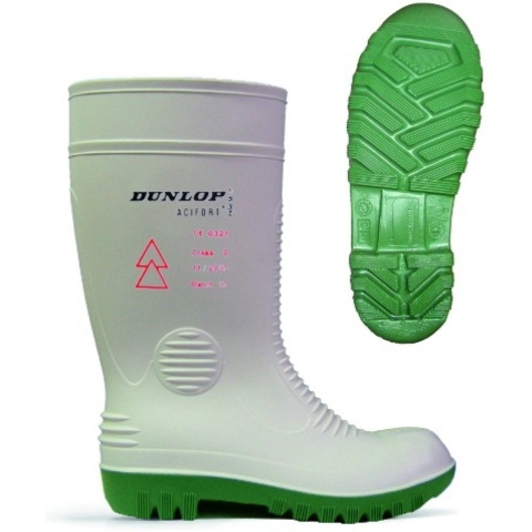 Dunlop A571411 High Voltage beveiligd SB Wit/Groen - Maat 43 - 00.036.001.43