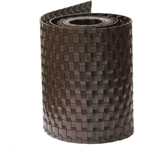 6 stuks! Privacystrook wicker bruingemeleerd - Effenso