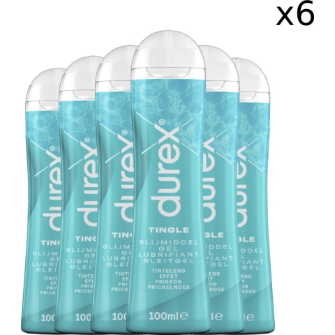 6x Durex Play Glijmiddel Tingle 100 ml