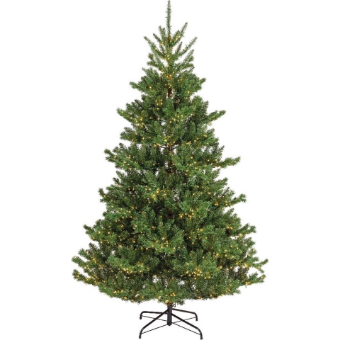 Alba fir prelit dia127-H210cm green/warm white - Everlands