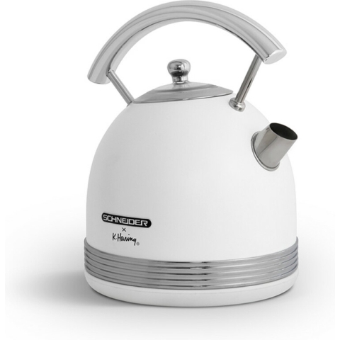 Schneider SCKE17KTECW vintage waterkoker, Keith Haring design