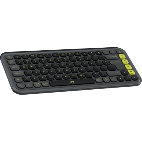 Logitech Pop Icon Keys Draadloos Toetsenbord Zwart