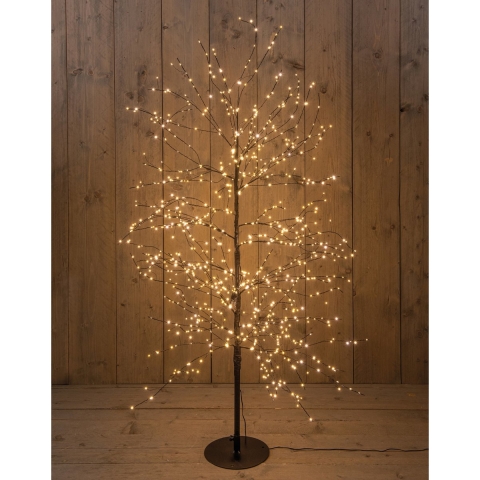 Boom 1000led classic warm ip44 trafo hoogte 150 cm zwart - Anna's Collection