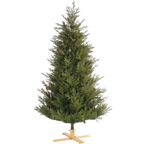 Kunstkerstboom Arkansas met houten voet 243 cm - National Tree Company