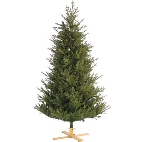 Kunstkerstboom Arkansas met houten voet 228 cm - National Tree Company
