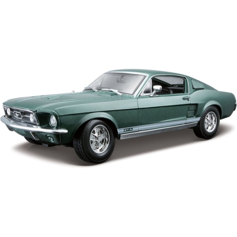 Modelauto Ford Mustang groen 1967 1:18 -