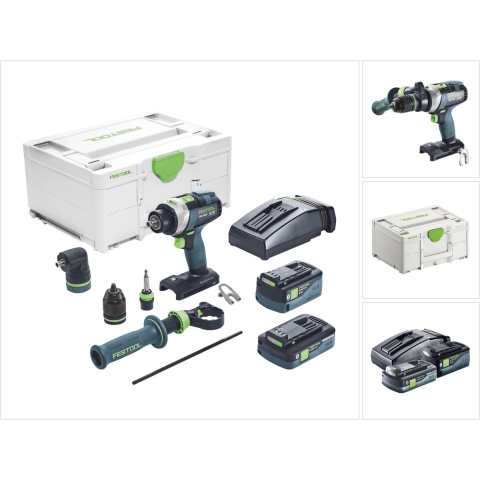 Festool TPC 18/4 5,2/4,0 I-Set Accu-schroefboormachine | QUADRIVE - 577247