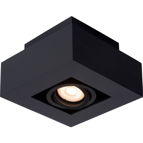 Lucide Xirax 1 Spot Dim To Warm Zwart