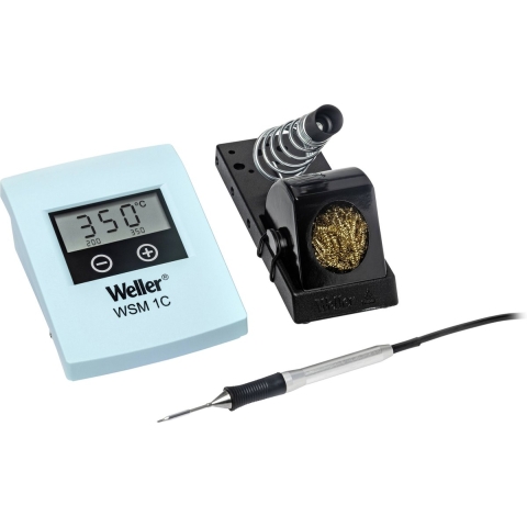 Weller WSM1C Soldeerstation Digitaal 50 W 100 - 400 °C Werkt op een accu, Incl. uitrusting