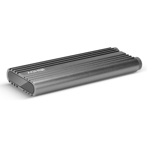 LINDY 43318 M.2 harde schijf-behuizing M.2 PCIe NVMe SSD USB-C 3.2