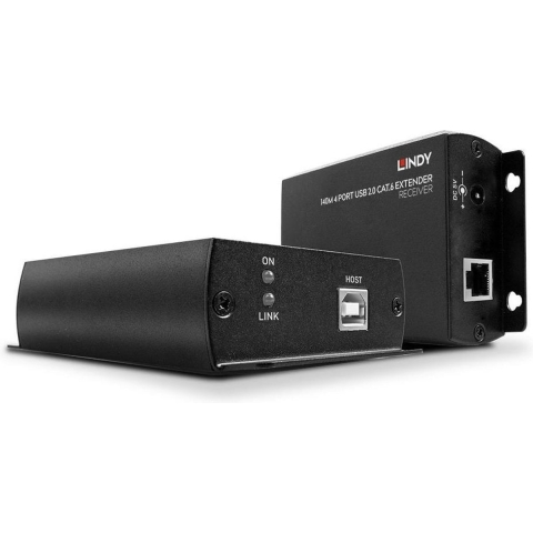 LINDY 42710 USB-extender USB-B via netwerkkabel RJ45 140 m