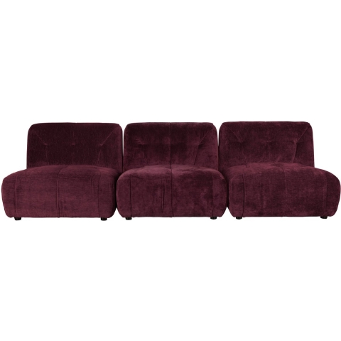Dutchbone Giada 3-zits Bank Plum