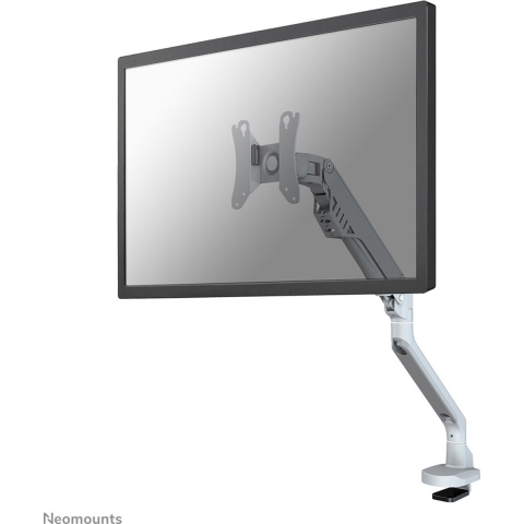 Neomounts FPMA-D750SILVER2 Monitor-tafelbeugel 1-voudig 25,4 cm (10) - 81,3 cm (32) Zilver Kantelbaar en zwenkbaar, In hoogte verstelbaar, Roteerbaar