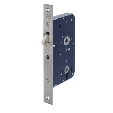 ASSA ABLOY 2488 Schuifdeurslot | badkamer | DM60mm | WC72mm | krukgat 8mm | voorplaat RVS 24x235mm rechthoekig | DR 1+2+3+4 - 7277535