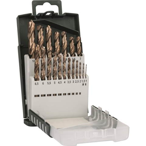 Bosch Accessories 2609255133 HSS Metaal-spiraalboorset 19-delig Kobalt Cilinderschacht 1 set(s)