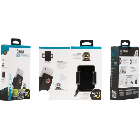 NITE Ize Squeez Dash Kit Telefoonhouder voor in de auto